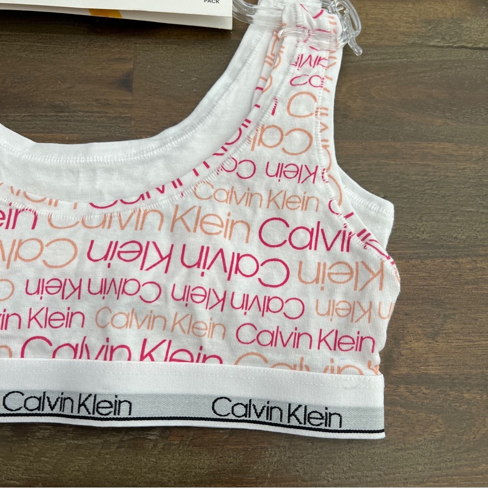 Calvin Klein 2 pack training bras bralettes NEW - Picture 5 of 10